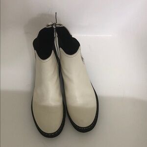 Women's White Ankle Boots